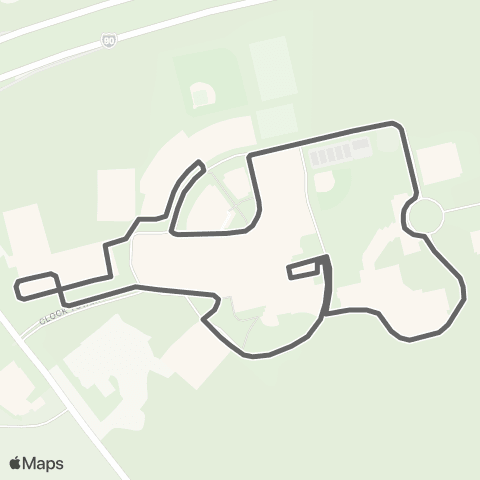 Laketran Campus Loop map