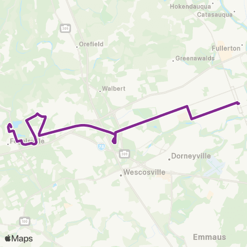 LANta Fogelsville map