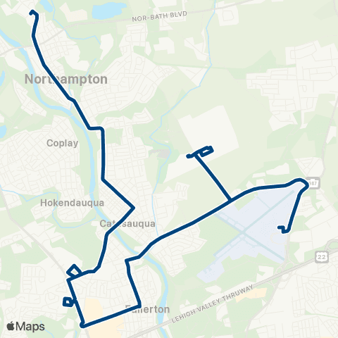 LANta Catasauqua map