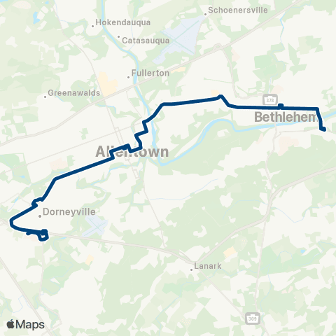 LANta Union Blvd Local map