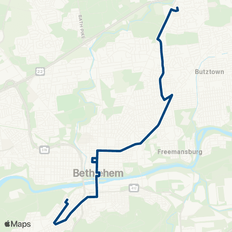 LANta Fountain Hill - East Hills map