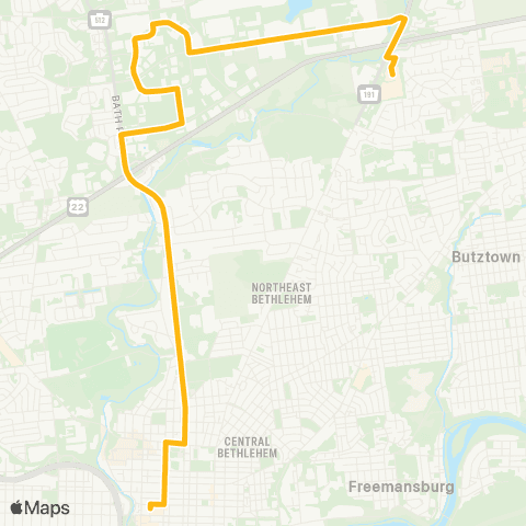 LANta Center St. Bethlehem map