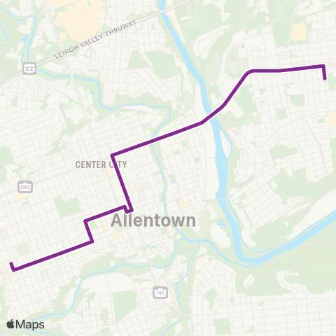 LANta Union Blvd - Allen HS map