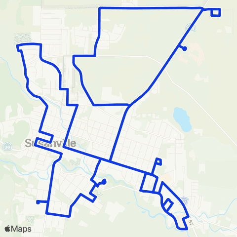 Lassen Rural Bus Susanville City Route map