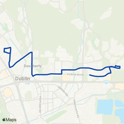 Wheels Emerald Glen map