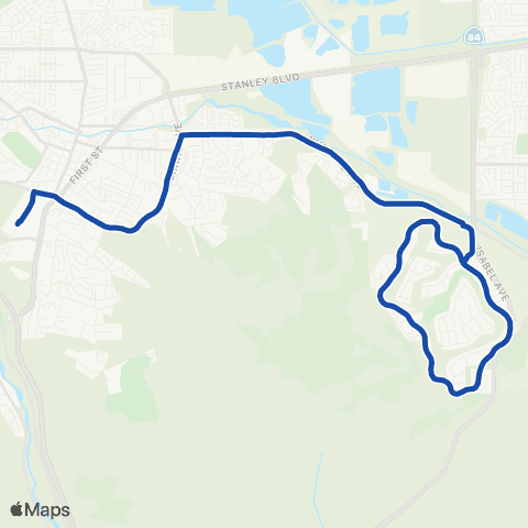 Wheels Ruby Hill map