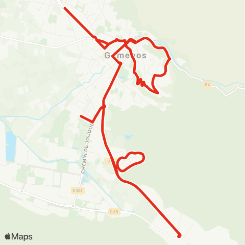 Les Bus des Cigales Centre / Aquagem map