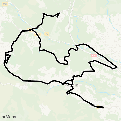 Les Lignes de l'Agglo Primaires maternelles Peypin map