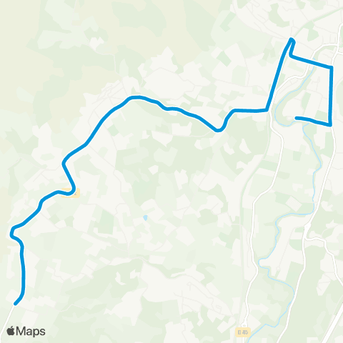 Les Lignes de l'Agglo La Sounce - Les Esparets - Collège Louis Aragon map