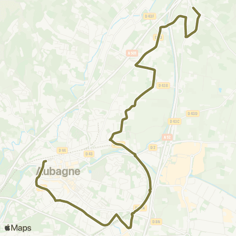 Les Lignes de l'Agglo  map