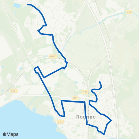 Les Bus de l'Étang Les Frégates - Hameau des Barjaquets map