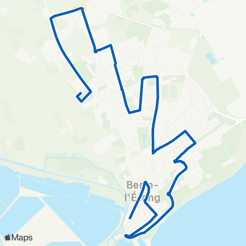 Les Bus de l'Étang Le Drignon - Collège F. Léger map