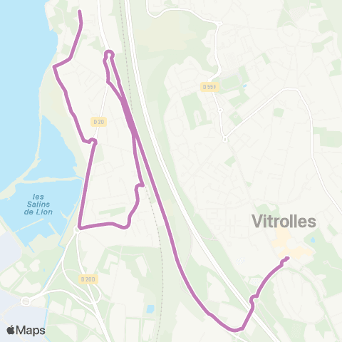 Les Bus de l'Étang Vignettes École - Pierre Plantée map