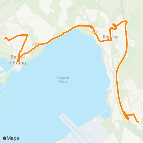 Les Bus de l'Étang Collège F. Léger - Pierre Plantée map