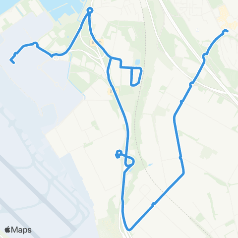 Les Bus de l'Étang Aéroport Marseille - Pierre Plantée map