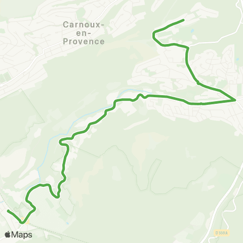 Les Bus de la Marcouline Gare de Cassis - Roquefort ZI map