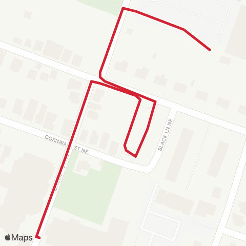 Loudoun County Transit Courthouse Shuttle map