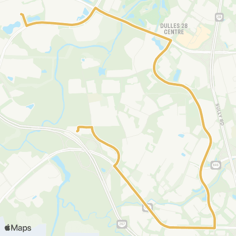 Loudoun County Transit Quantum - Pacific - Gateway map