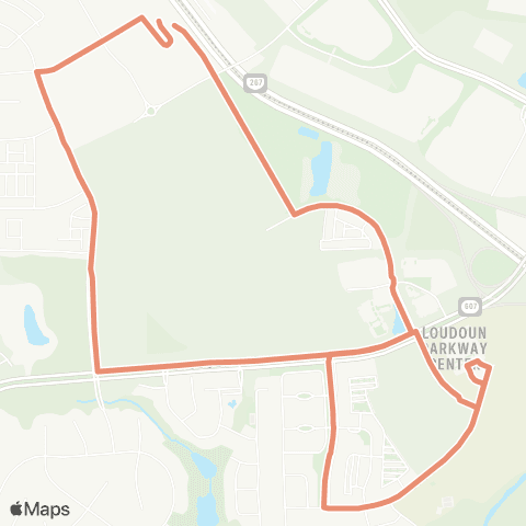 Loudoun County Transit Westwind Farm map