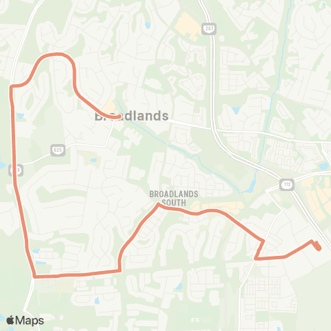 Loudoun County Transit Broadlands map