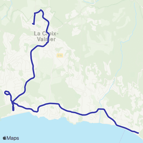 Navette de la Croix-Valmer Navette de la Croix-Valmer map