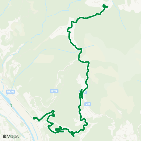 Lignes d'Azur St Blaise village - Castagniers les Moulins map