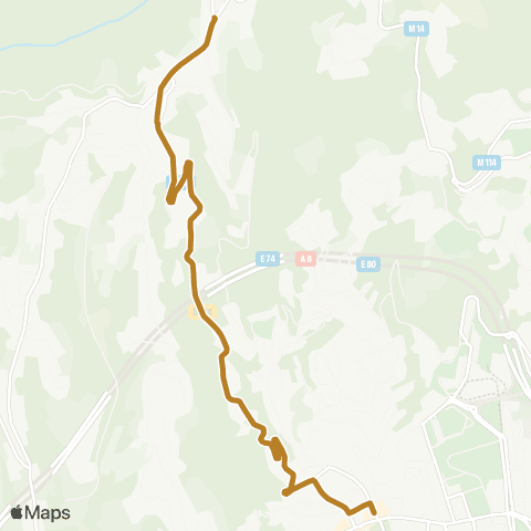 Lignes d'Azur Saint Sylvestre - Saint Pancrace map