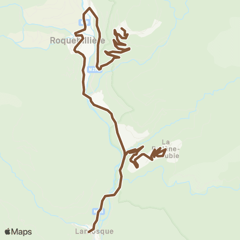 Lignes d'Azur Belvédère Place Pavy - Lantosque map