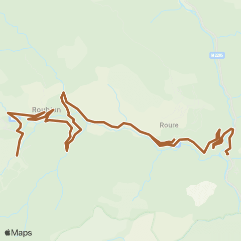 Lignes d'Azur Saint-Sauveur-sur-Tinée - les Buisses map