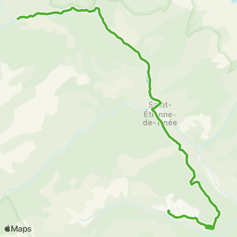 Lignes d'Azur Navette Inter Village map