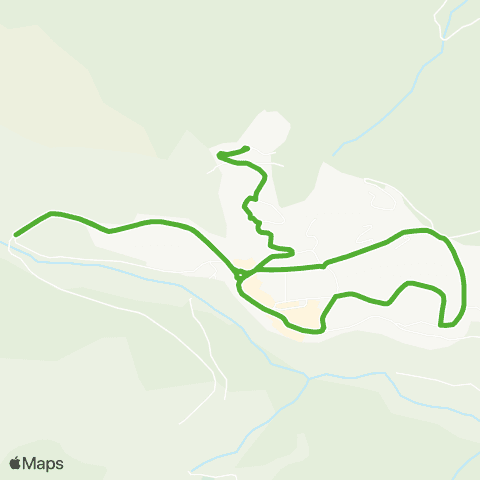 Lignes d'Azur Navette Interne Auron map