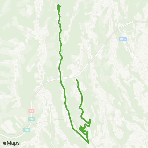 Lignes d'Azur Pont du Génie - Madeleine Supérieur - la Madeleine - Hameaux de la Costière map