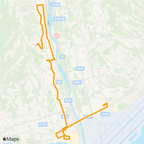 Lignes d'Azur Giono / les Pugets - Grand Arénas map