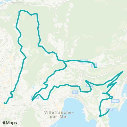 Lignes d'Azur Baie des Fourmis - Riquier map