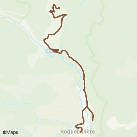 Lignes d'Azur Centre de Cure Thermale - Roquebillière map