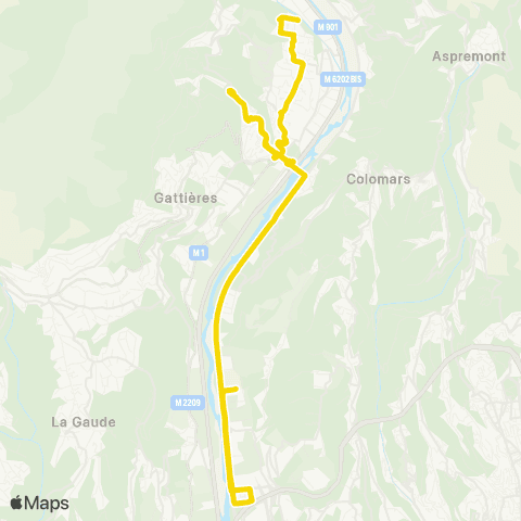 Lignes d'Azur Langevin - Pagnol - Lei Feirrièro - Ctre comm. Lingostière map
