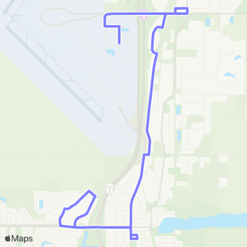 Leduc Transit Leduc - Nisku - Eia map