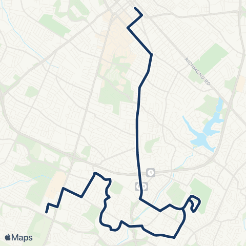 Lextran Tates Creek Road map