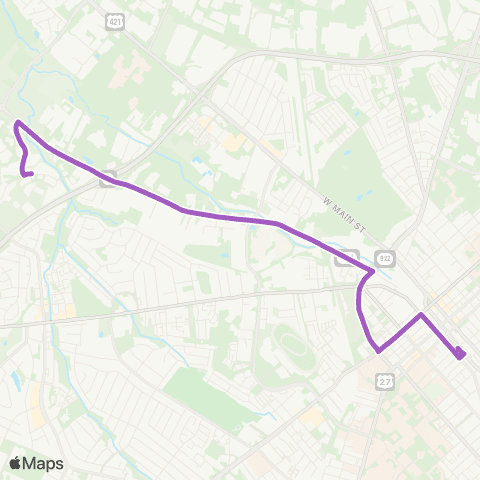 Lextran Old Frankfort Pike map
