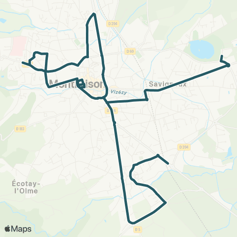 Navettes de Loire Ferez Agglo Savigneux - Montbrison map