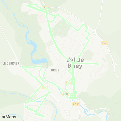 Le Fil Val de Briey Cartoucherie - Val de Briey ZAC N. map