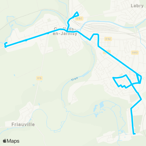 Le Fil Conflans ZAC - Jarny Droitaumont map