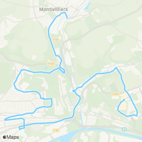 LiA Parc de l'Estuaire - Cité des Abbesses map