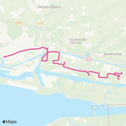 LiA Gares - Zone Industrielle et Portuaire map