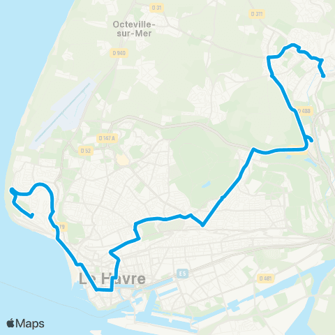 LiA La Hève - Cité des Abbesses map