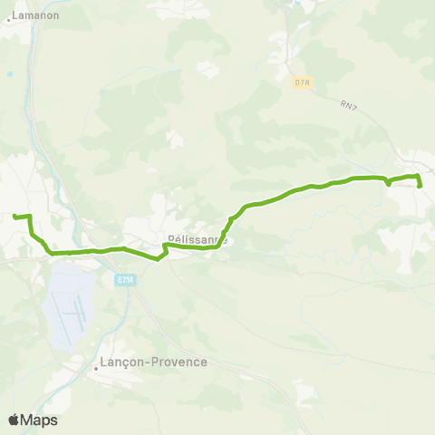 Libébus Lambesc - Salon map