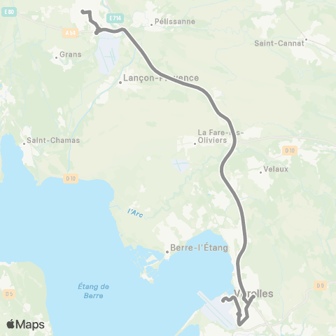 Libébus Salon / Vitrolles / Aéroport map