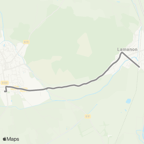 Libébus Lamanon - Eyguieres map