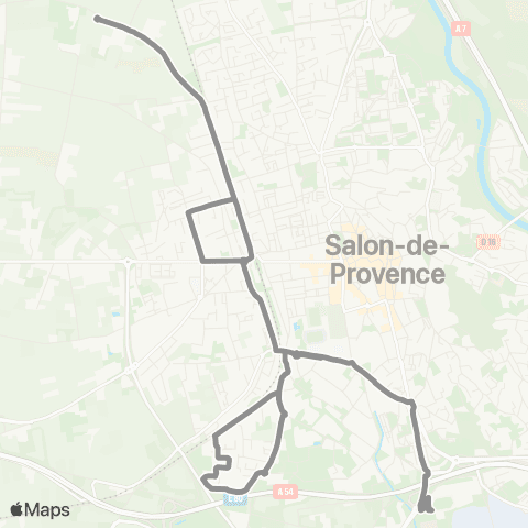 Libébus Reine Jeanne - Jospeh d'Arbaud map