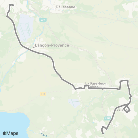 Libébus Rognac / Velaux / Coudoux / Salon map